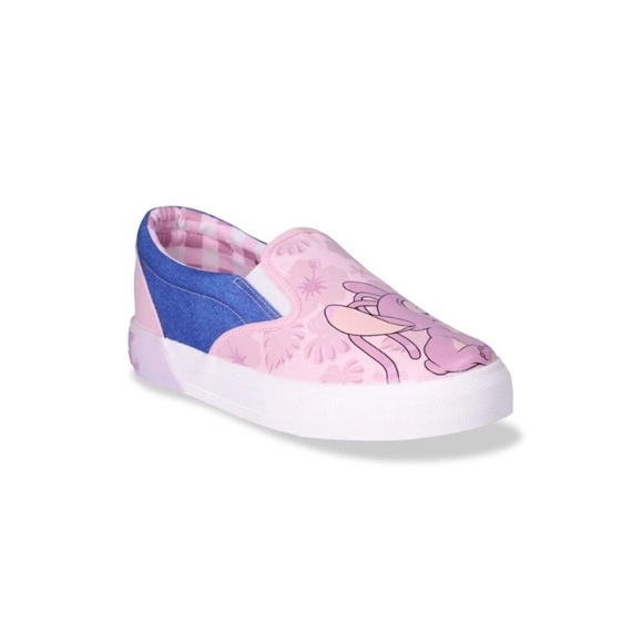 Disney Stitch Low Top Slip-on Sneaker Boat Shoes NEW Women’s Sz 11 Pink Purple - Picture 3 of 14